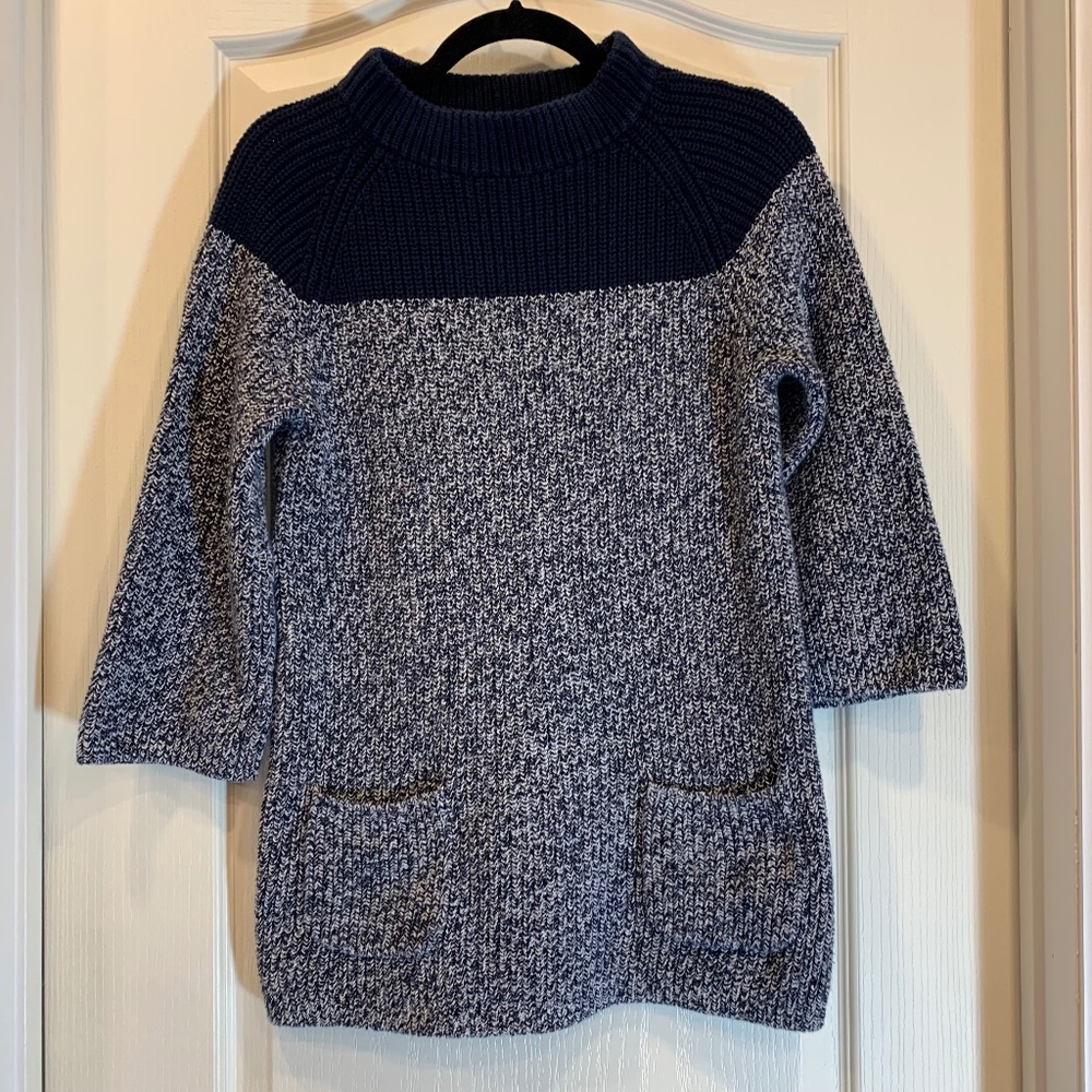 Tommy Hilfiger – Women’s 100% cotton Two-Tone Knit Sweater with Pockets
